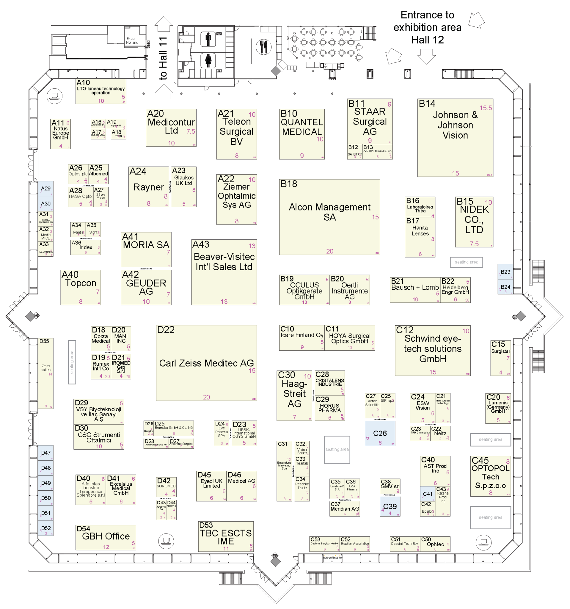 ESCRS Hall 12 simplified-Model - ESCRS 2021